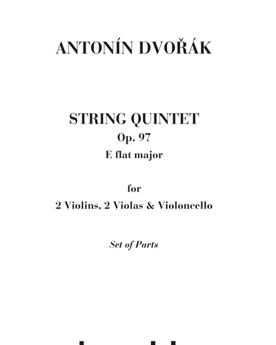 String Quintet No. 3 in Eb major, op. 97 — 德沃夏克