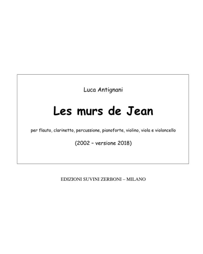 Les murs de Jean — Luca Antignani