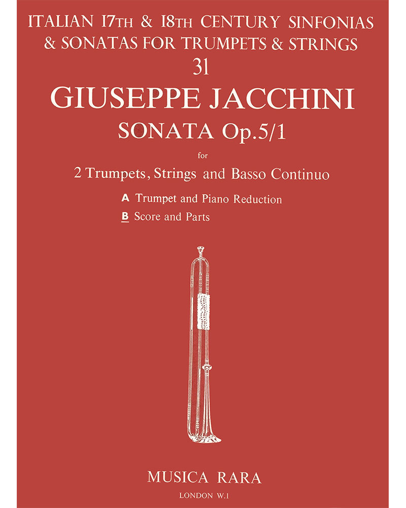 Sonata in D op. 5 Nr. 1 — Giuseppe Maria Jacchini