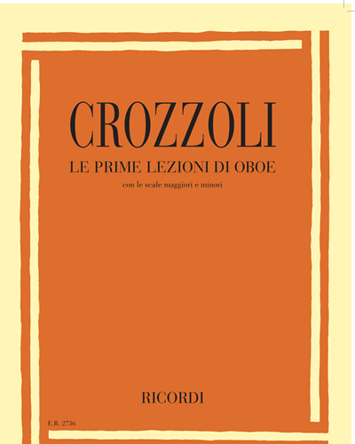 Le prime lezioni di oboe — Sergio Crozzoli