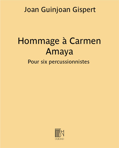 Hommage à Carmen Amaya — Joan Guinjoan i Gispert