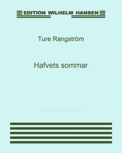 Hafvets sommar — Ture Rangström