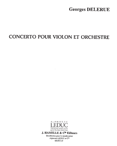 Violin Concerto — 乔治·德勒吕