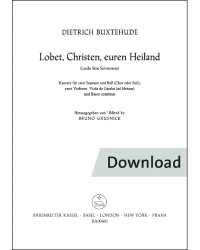 Praise him, Christians BuxWV 68 — 布克斯特胡德