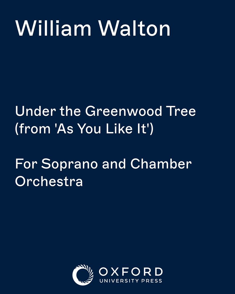 Under the Greenwood Tree (from 'As You Like It') — 威廉·沃尔顿
