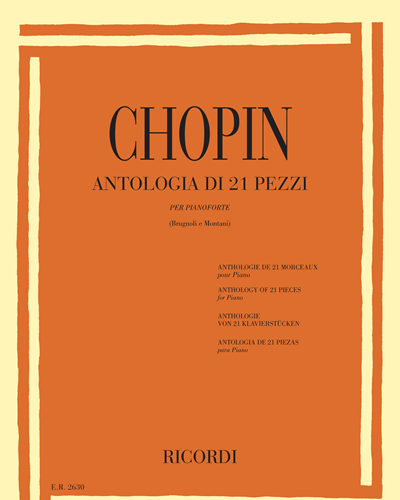 Anthology of 21 Pieces for Piano — 肖邦