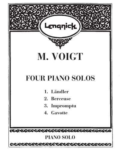 Four piano solos — Moritz Voigt