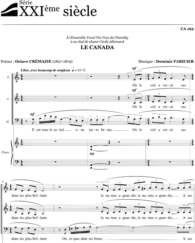 Le Canada — Dominic Faricier