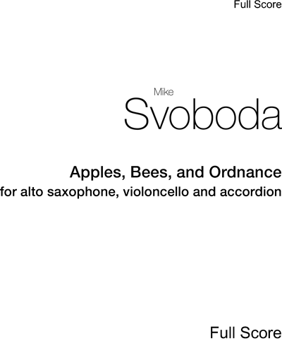Apples, Bees, and Ordnance — Mike Svoboda