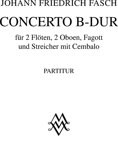 Concerto in B-flat major — Johann Friedrich Fasch