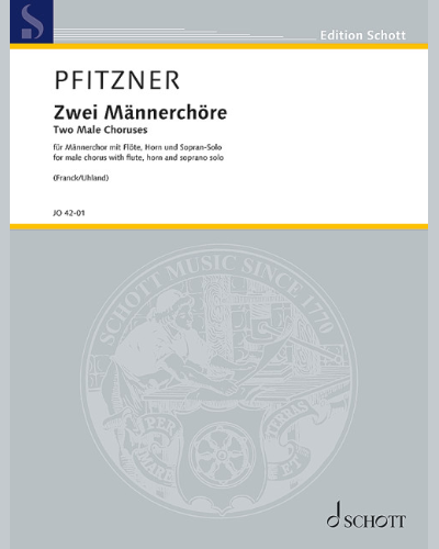Zwei Männerchöre — 普菲茨纳