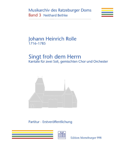 Singt froh dem Herrn — Johann Heinrich Rolle