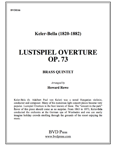 Overture to 'Lutspiel' — Adalbert Paul von Kéler