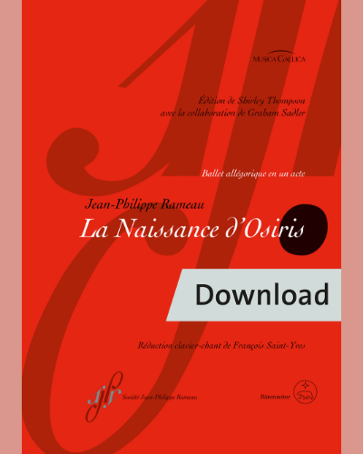 La Naissance d'Osiris, RCT 48 — 拉莫