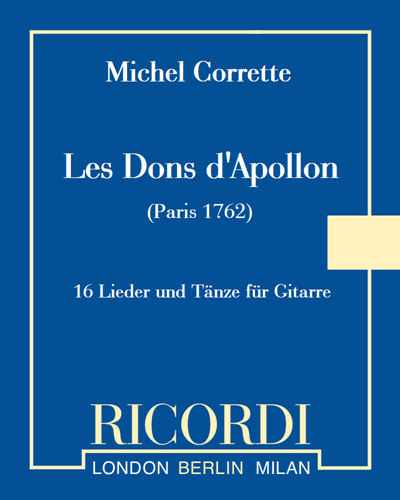 Les Dons d'Apollon (Paris 1762) — Michel Corrette