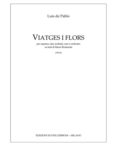 Viatges i flors — Luis de Pablo
