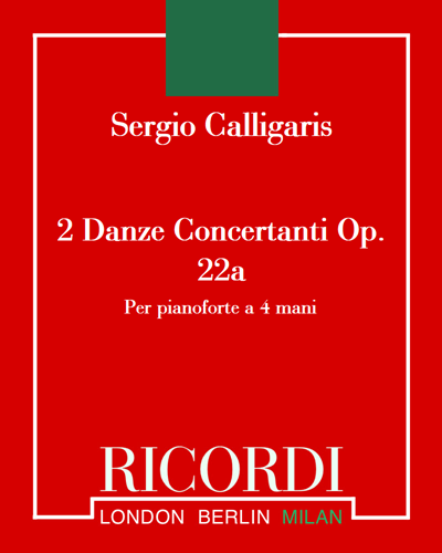 2 Danze Concertanti Op. 22a — Sergio Calligaris