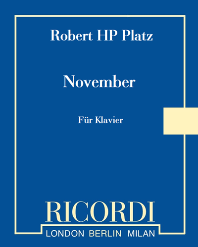 November — Robert Hugo Philip Platz