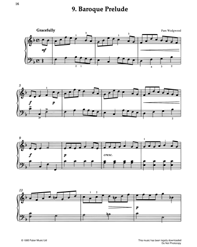 Baroque Prelude — Pam Wedgwood