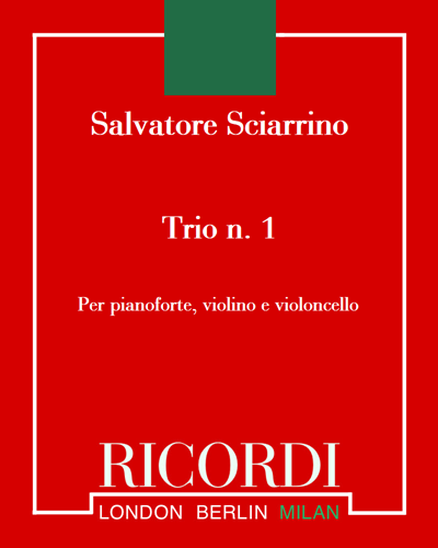 Trio for Piano, Violin and Cello — 夏里诺
