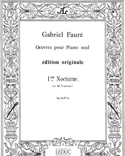 Nocturne in E-flat minor, op. 33 No. 1 — 福雷