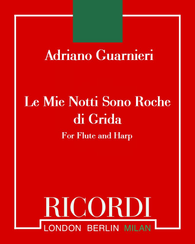 Le Mie Notti Sono Roche di Grida — Adriano Guarnieri
