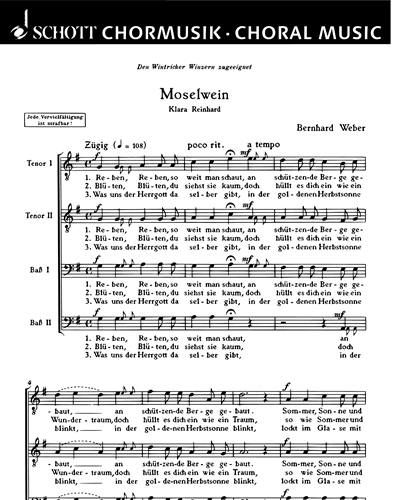 Moselwein — Bernhard Weber