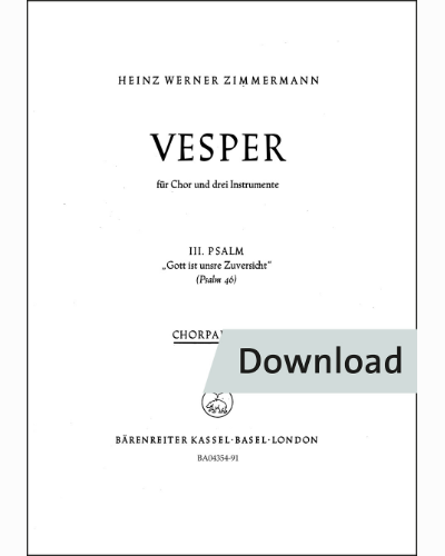 Gott ist unsre Zuversicht — Heinz Werner Zimmermann