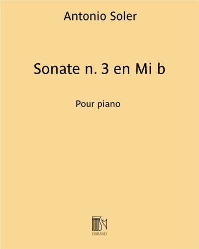 Sonata No. 3 in E-flat major — 安东尼奥·索勒