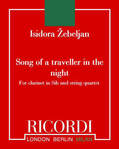 Song of a traveller in the night — Isidora Žebeljan