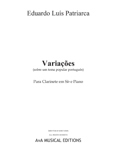 Variações — Eduardo Luís Patriarca