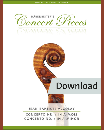 Concerto No. 1 in A minor — Jean Baptiste Accolay