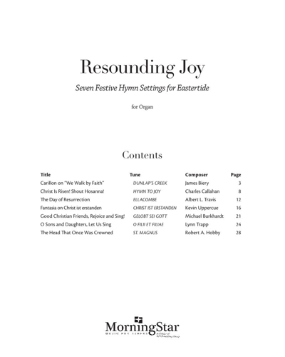Resounding Joy: Seven Festive Hymn Settings for Eastertide — James Biery