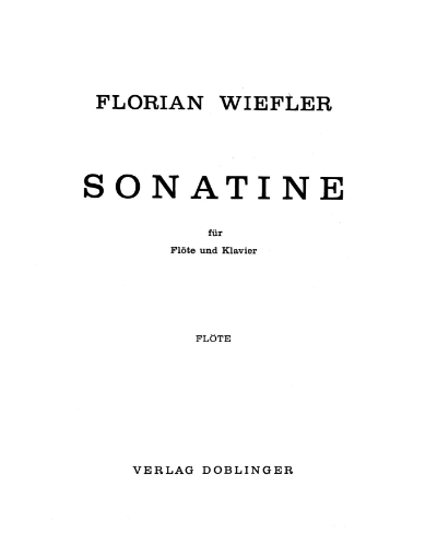 Sonatine, op. 15/1 — Florian Wiefler