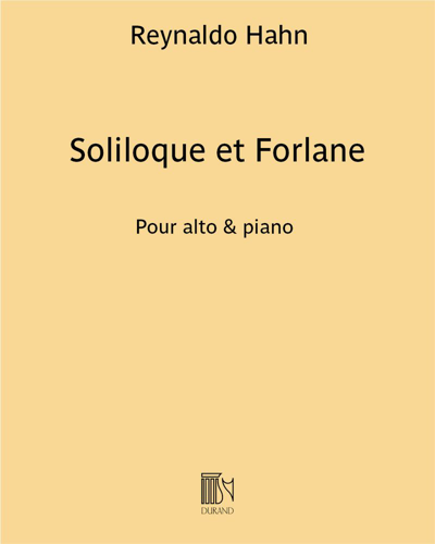 Soliloque et Forlane — 雷纳尔多·哈恩
