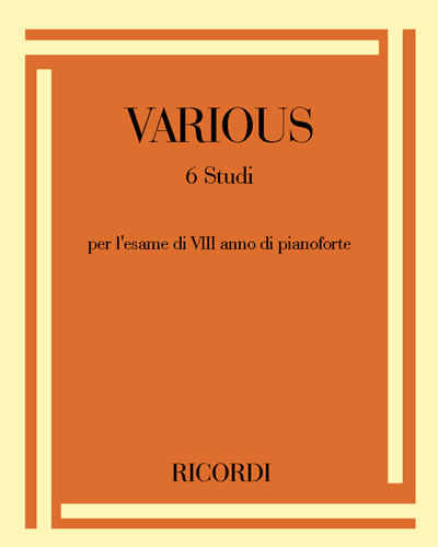 Six Studies for the 8th Year Piano Examination — 合集