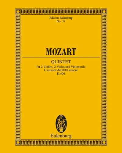 String Quintet in C minor — Wolfgang Amadeus Mozart