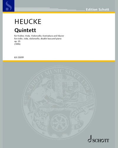 Quintet, op. 25 — Stefan Heucke