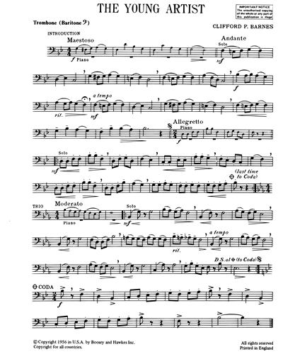Trombone Album — Clifford Barnes