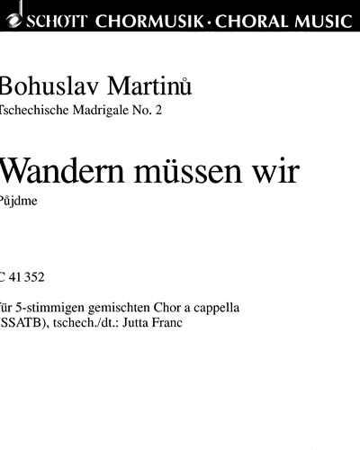 Tschechische Madrigale · České madrigaly — 马丁努
