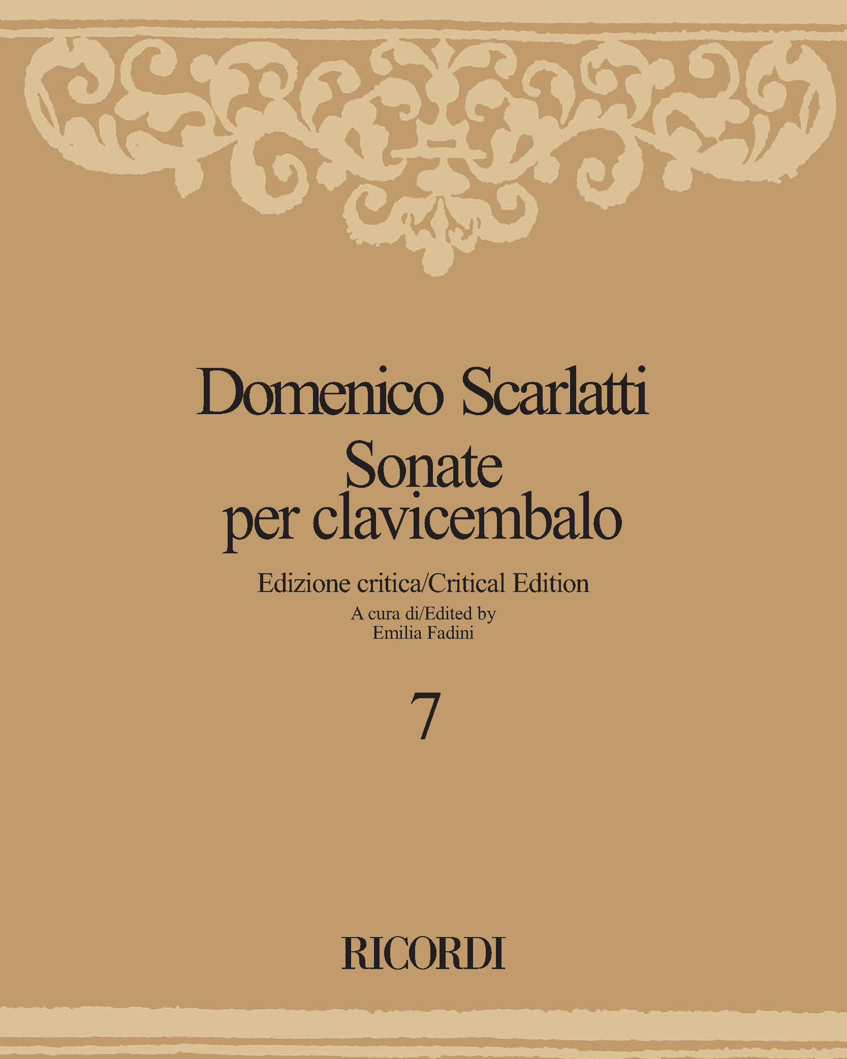 Sonatas for Harpsichord, Vol. 7 — Domenico Scarlatti