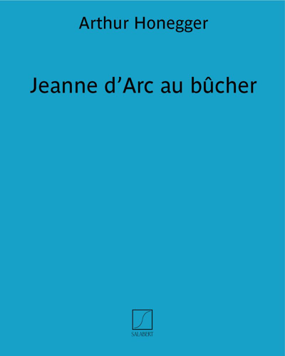 Jeanne d'Arc au bûcher — 奥涅格