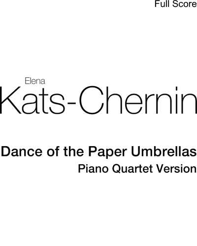 Dance of the Paper Umbrellas — Elena Kats-Chernin