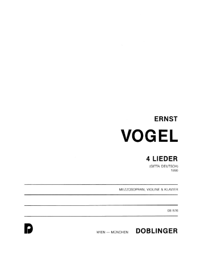 Four Songs — Ernst Vogel