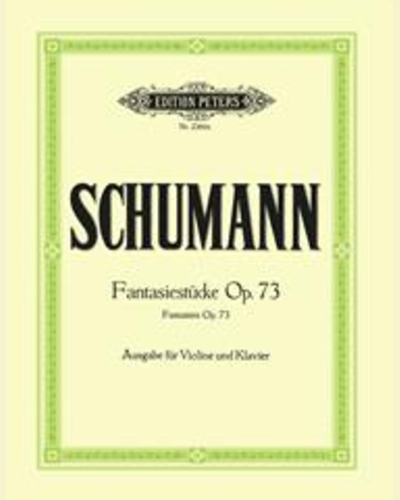 3 Fantasy Pieces Op.73 — 舒曼