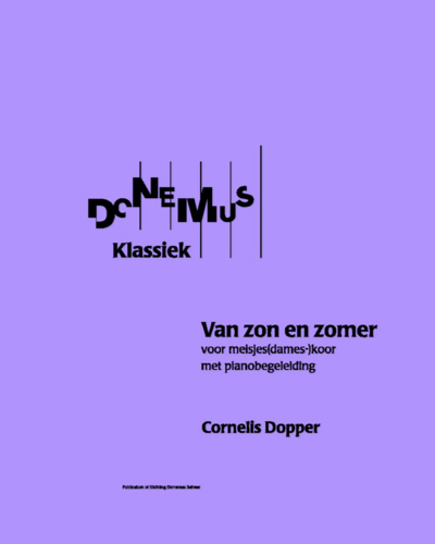 Van Zon en Zomer — Cornelis Dopper