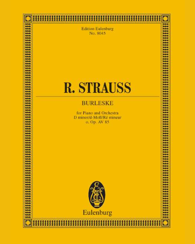 Burleske in D minor, op. 85 — 理查德·施特劳斯