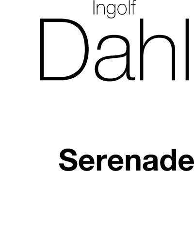 Serenade for Four Flutes — Ingolf Dahl