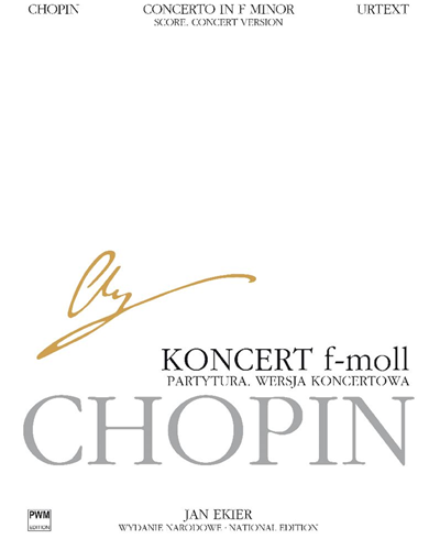 Concerto in F minor, op. 21 [National Edition] — 肖邦
