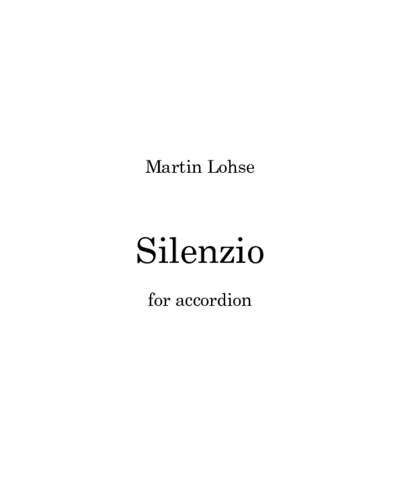 Silenzio — Martin Lohse